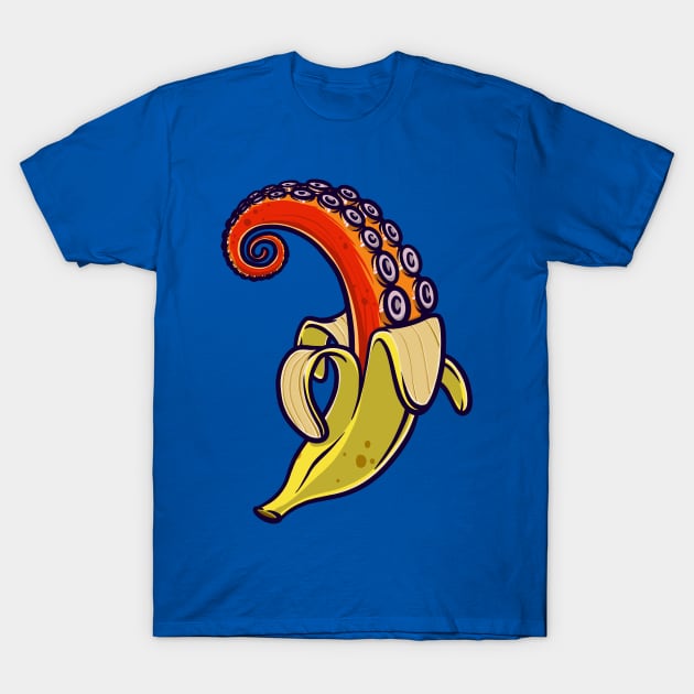 Bananapus Banana Octopus Funny Gift T-Shirt by teeleoshirts